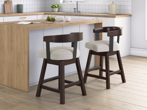 Haddigan Counter Height Barstool (Set of 2) - FAMSA Furniture (TX)