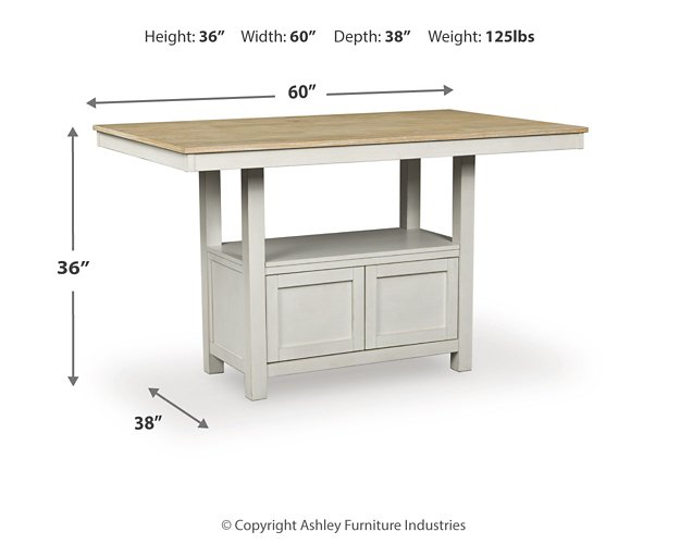 Purlaney Counter Height Dining Table - FAMSA Furniture (TX)