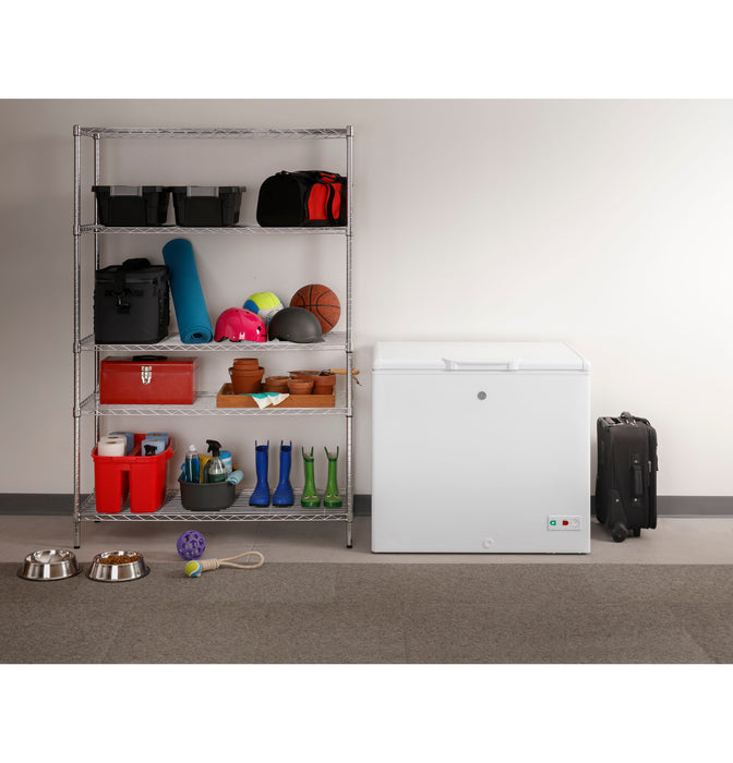 GE® 10.7 Cu. Ft. Manual Defrost Chest Freezer FCM11SRWW - FAMSA Furniture (TX)