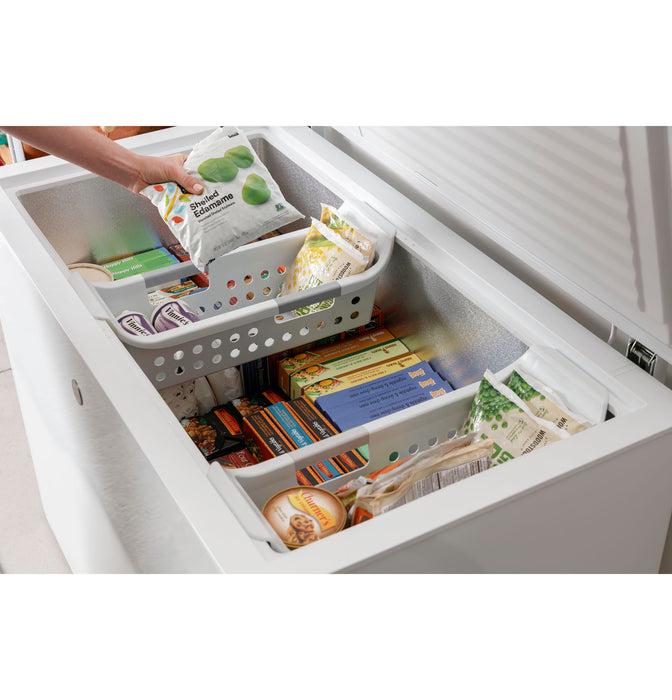 GE 8.8 Cu. Ft. Manual Defrost Chest Freezer FCM9SRWW - FAMSA Furniture (TX)
