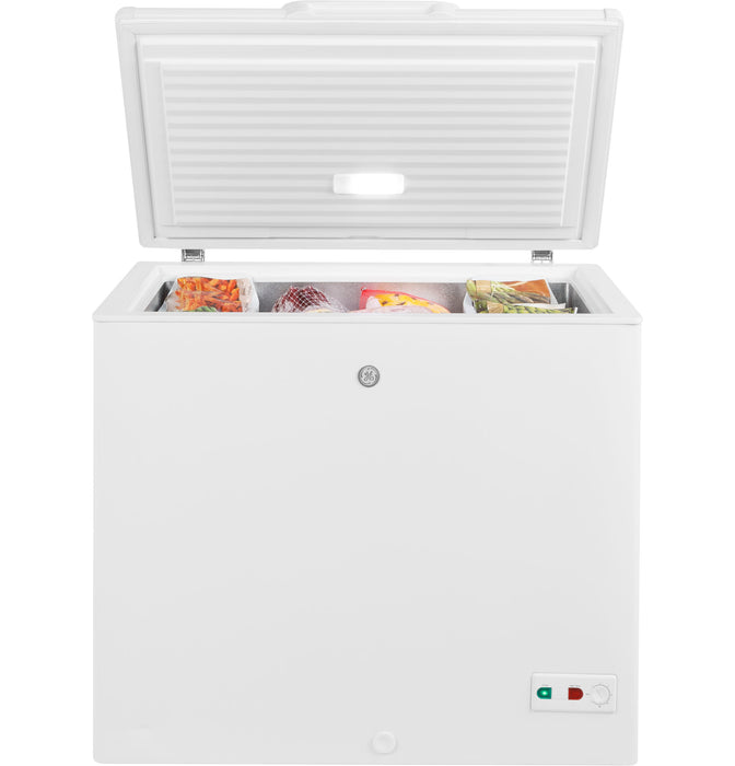 GE 8.8 Cu. Ft. Manual Defrost Chest Freezer FCM9SRWW - FAMSA Furniture (TX)