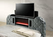 Kana Queen Bed w/LED, Fireplace & TV Stand - Image 9