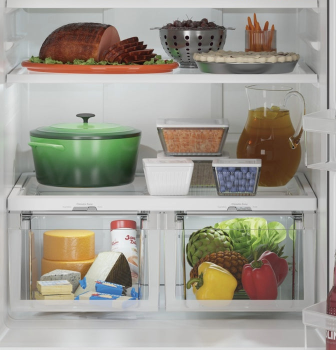 GE® ENERGY STAR® 20.9 Cu. Ft. Bottom-Freezer Refrigerator GBE21DYKFS - FAMSA Furniture (TX)