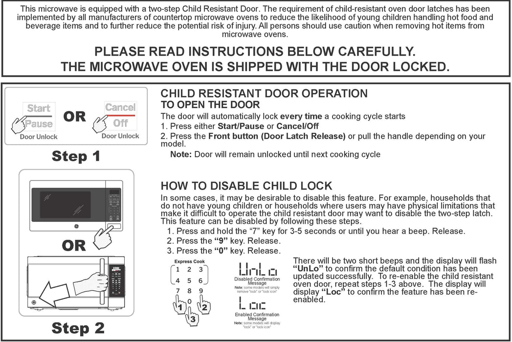 GE® 0.9 Cu. Ft. Capacity Smart Countertop Microwave Oven with Scan-To-Cook Technology