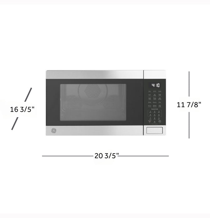 GE® 1.0 Cu. Ft. Capacity Countertop Convection Microwave Oven with Air Fry