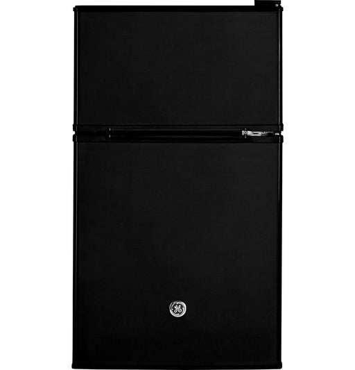GE® ENERGY STAR® Double-Door Compact Refrigerator GDE03GGKBB - FAMSA Furniture (TX)