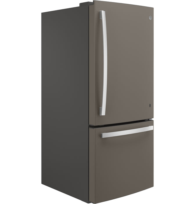 GE Series 20.9 Cu. Ft. Slate Bottom Freezer Refrigerator