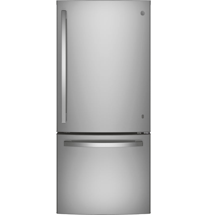GE 21.0 Cu. Ft. Fingerprint Resistant Stainless Steel Bottom Freezer Refrigerator