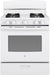 GE 30" White Free Standing Gas Range - FAMSA Furniture (TX)
