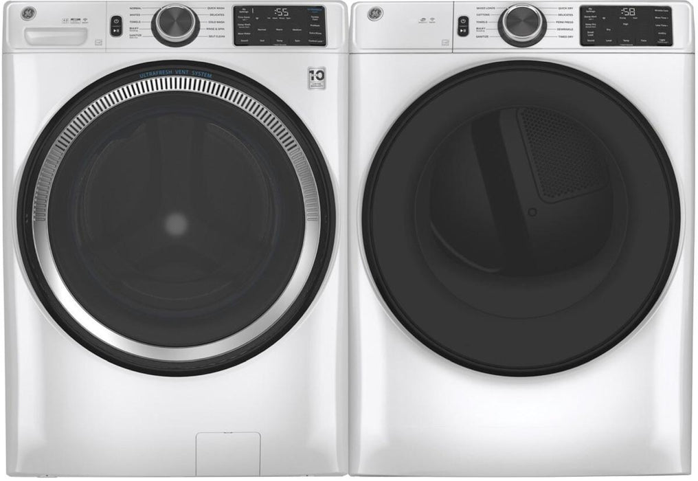GE White Front Load Laundry Pair - FAMSA Furniture (TX)