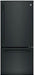 GE Series 20.9 Cu. Ft. Black Bottom Freezer Refrigerator - FAMSA Furniture (TX)