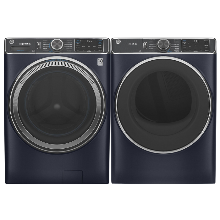 GE Sapphire Blue Front Load Laundry Pair - FAMSA Furniture (TX)