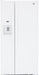 GE 23.0 Cu. Ft. White Side-by-Side Refrigerator - FAMSA Furniture (TX)