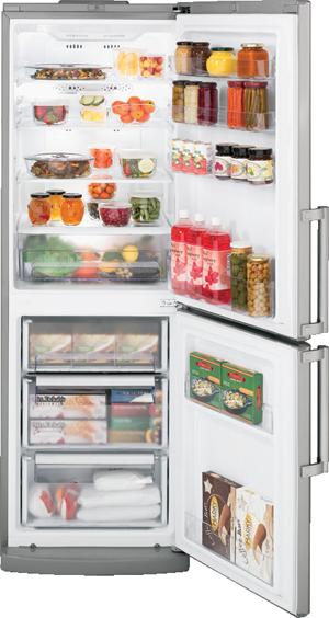 11.6 Cu. Ft. Bottom-Freezer Refrigerator - TurboFreeze - Stainless Steel - FAMSA Furniture (TX)