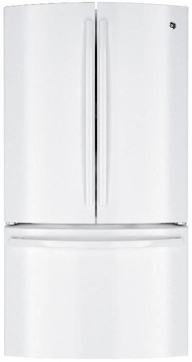 GE ENERGY STAR 26.3 Cu. Ft. French Door Refrigerator-White image