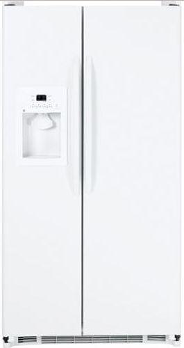 GE&reg; ENERGY STAR&reg; 22 cu. ft..1 cu. ft. Side-By-Side Refrigerator with Dispenser - FAMSA Furniture (TX)