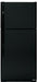 16.5 cu. ft. Top-Freezer Refrigerator with 3 Adjustable Glass and Wire Shelves, Dairy Center, Upfront Temperature Controls, NeverClean Condenser and Deluxe Quiet Design: Black image