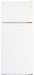 GE ENERGY STAR 18.1 cu. ft. Top-Freezer Refrigerator with Adjustable Wire Shelves, Upfront Temperature Controls, Gallon Door Bins, Can Storage Shelf  / White image