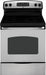 30" Freestanding Electric Range with 4 Ribbon Radiant Elements, 9"/12" Dual Element, 5.3 cu. ft. Self-Clean Oven, TrueTemp Oven System, QuickSet IV Oven Controls, Hidden Bake Element and Storage Drawer: White - FAMSA Furniture (TX)