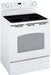 30" Freestanding Electric Range with 4 Ribbon Radiant Elements, 9"/12" Dual Element, 5.3 cu. ft. Self-Clean Oven, TrueTemp Oven System, QuickSet IV Oven Controls, Hidden Bake Element and Storage Drawer: White - FAMSA Furniture (TX)