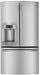 GE Profile� ENERGY STAR 23.1 Cu. Ft. Counter Depth French Door Refrigerator-Stainless Steel - FAMSA Furniture (TX)