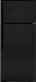 18.1 cu. ft. Top-Freezer Refrigerator with 3 Adjustable Glass and Wire Shelves, Dairy Center, Upfront Temperature Controls, NeverClean Condenser and Deluxe Quiet Design: Black image