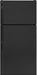 18.1 cu. ft. Top-Freezer Refrigerator with Adjustable Glass Shelves, Upfront Temperature Controls, Gallon Door Bins, Can Storage Shelf and Automatic Ice Maker: Black image