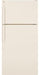 18.1 cu. ft. Top-Freezer Refrigerator with Adjustable Glass Shelves, Upfront Temperature Controls, Gallon Door Bins, Can Storage Shelf and Automatic Ice Maker: Bisque image