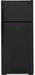 18.1 cu. ft. Top-Freezer Refrigerator with Adjustable Glass Shelves, Upfront Temperature Controls, Gallon Door Bins, Can Storage Shelf and Automatic Ice Maker: Black - FAMSA Furniture (TX)
