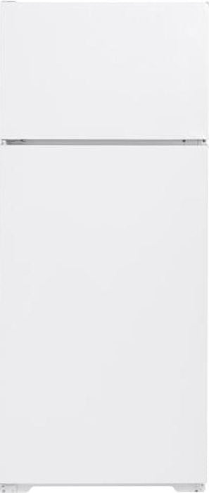 GE White Top-Freezer Refrigerator - 15.7 image