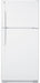 18.0 cu. ft. Top-Freezer Refrigerator with 4 Glass Shelves, Gallon Door Storage, Dual Interior Lighting System, Upfront Temperature Controls and Automatic Icemaker: White - FAMSA Furniture (TX)