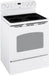 30" Freestanding Electric Range with 5 Radiant Elements Including 2 Dual Elements, Warming Zone, 5.3 cu. ft. Self-Cleaning Oven, Dual-Element Bake, TrueTemp and Storage Drawer - White - FAMSA Furniture (TX)