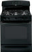 30" Freestanding Gas Range with 5 Sealed Burners, 5.0 cu. ft. Self Clean Oven, Non-Stick Griddle, PowerBoil Burner and TrueTemp Temperature Management System: Black - FAMSA Furniture (TX)