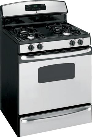 30" Gas Range with 4 Sealed Burners, Porcelain-Steel Grates, 4.8 cu ft. Self Clean Oven, QuickSet III Oven Controls and Storage Drawer: Stainless Steel - FAMSA Furniture (TX)