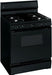 30" Gas Range with 4 Open Burners, 4.8 cu ft. Manual Clean Oven, Upfront Controls, Broiler Drawer and ADA Compliant: Black image