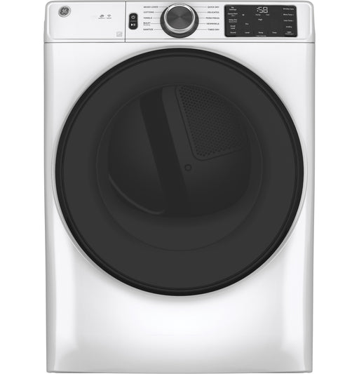 GE® ENERGY STAR® 7.8 cu. ft. Capacity Smart Front Load Electric Dryer with Sanitize Cycle GFD55ESSNWW - FAMSA Furniture (TX)