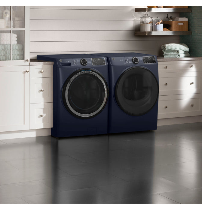 GE® ENERGY STAR® 7.8 cu. ft. Capacity Smart Front Load Gas Dryer with Sanitize Cycle GFD55GSPRRS - FAMSA Furniture (TX)