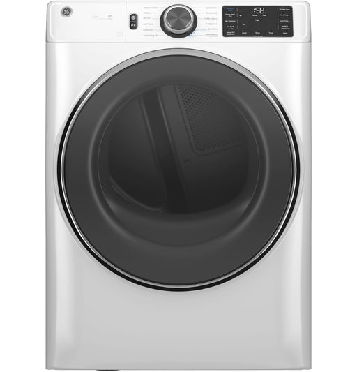 GE ENERGY STAR 7.8 cu. ft. Capacity Smart Front Load Electric Dryer with Steam and Sanitize Cycle GFD65ESSVWW - FAMSA Furniture (TX)