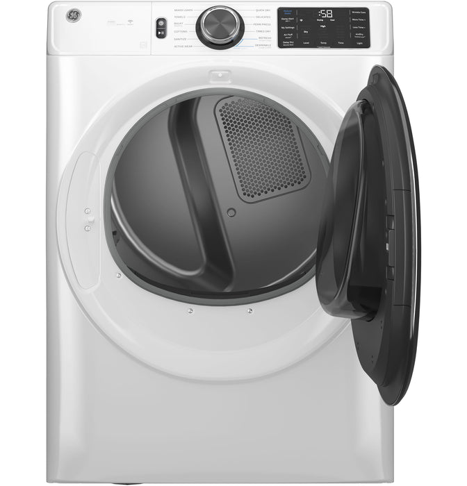 GE ENERGY STAR 7.8 cu. ft. Capacity Smart Front Load Electric Dryer with Steam and Sanitize Cycle