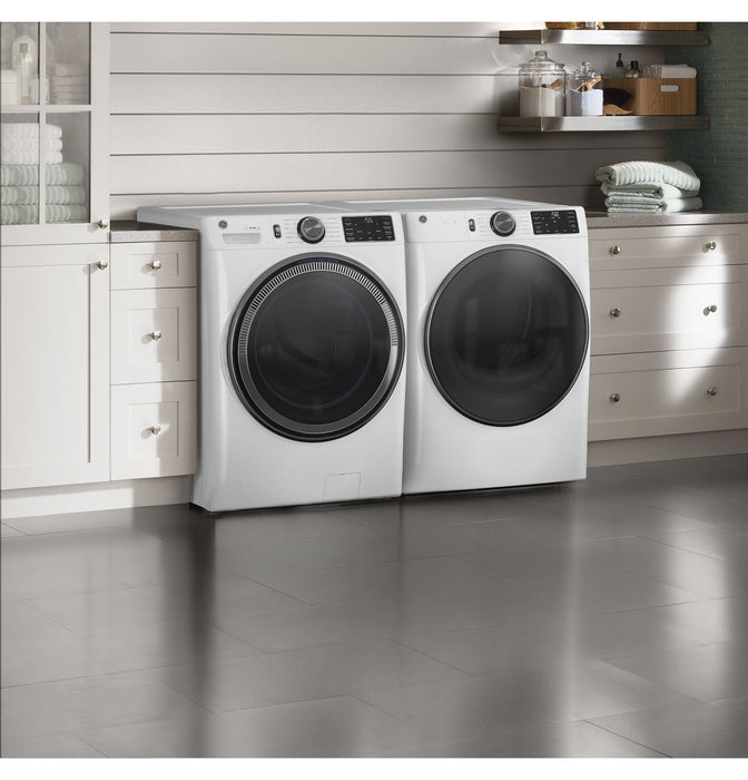 GE ENERGY STAR 7.8 cu. ft. Capacity Smart Front Load Electric Dryer with Steam and Sanitize Cycle