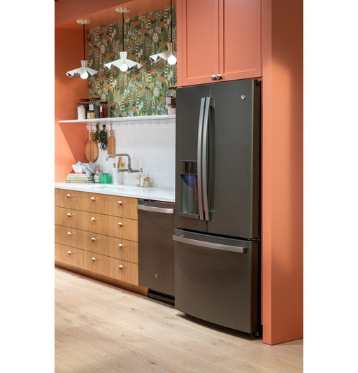 GE 25.6 Cu. Ft. Slate French Door Refrigerator GFE26JMMES - FAMSA Furniture (TX)