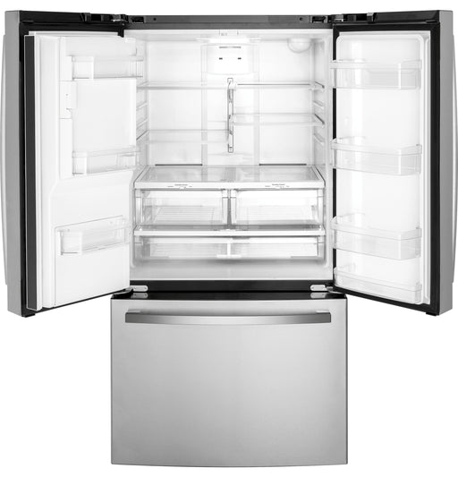 GE ENERGY STAR 25.7 Cu. Ft. Fingerprint Resistant French-Door Refrigerator GFE26JYMFS - FAMSA Furniture (TX)