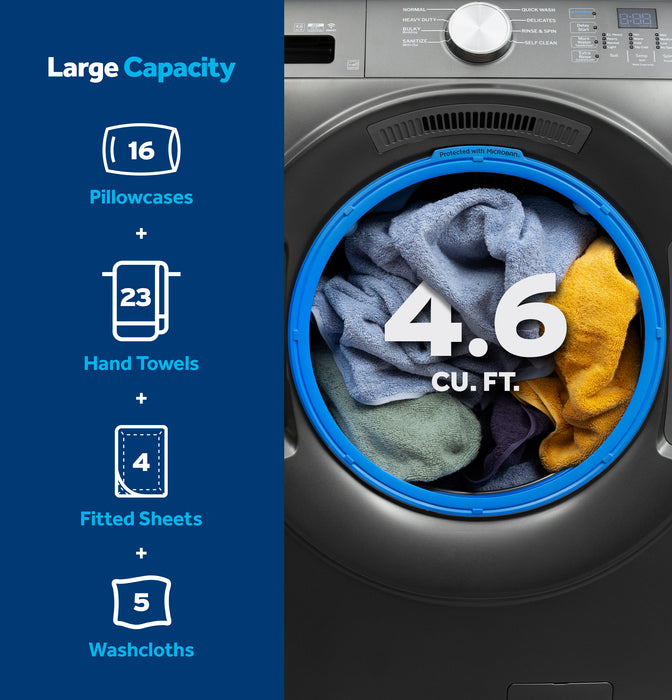 GE® ENERGY STAR® 4.6 cu. ft. Capacity Smart Front Load Washer with UltraFresh Vent System with OdorBlock™ GFW350SPYDS - FAMSA Furniture (TX)