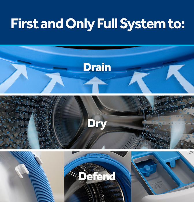 GE® ENERGY STAR® 4.6 cu. ft. Capacity Smart Front Load Washer with UltraFresh Vent System with OdorBlock™  GFW350SSYWW