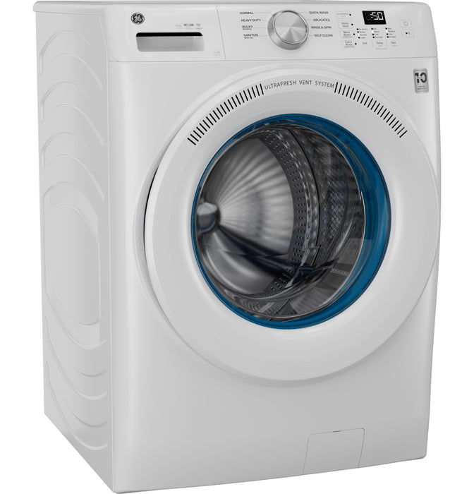 GE® ENERGY STAR® 4.6 cu. ft. Capacity Smart Front Load Washer with UltraFresh Vent System with OdorBlock™  GFW350SSYWW