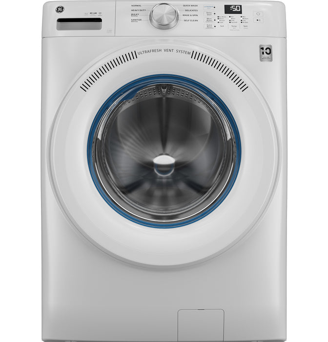 GE® ENERGY STAR® 4.6 cu. ft. Capacity Smart Front Load Washer with UltraFresh Vent System with OdorBlock™  GFW350SSYWW