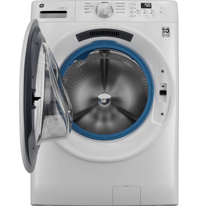 GE® ENERGY STAR® 4.6 cu. ft. Capacity Smart Front Load Washer with UltraFresh Vent System with OdorBlock™  GFW350SSYWW