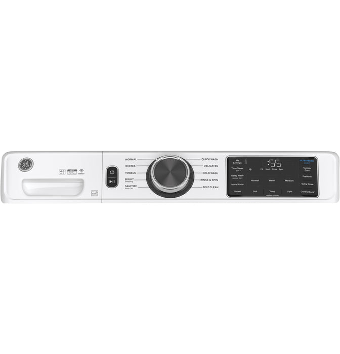 GE® ENERGY STAR 4.8 cu. ft. Capacity Smart Front Load ® Washer with UltraFresh Vent System with OdorBlock™ and Sanitize w/Oxi