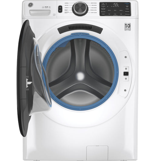 GE® ENERGY STAR 4.8 cu. ft. Capacity Smart Front Load ® Washer with UltraFresh Vent System with OdorBlock™ and Sanitize w/Oxi GFW550SSNWW - FAMSA Furniture (TX)