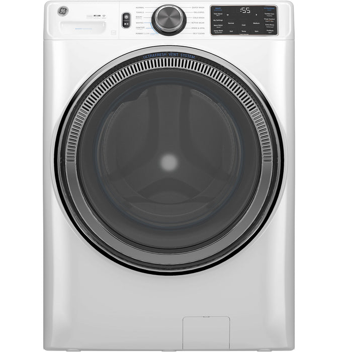 GE ENERGY STAR 5.0 cu. ft. Capacity Smart Front Load Steam Washer with SmartDispense UltraFresh Vent System with OdorBlock and Steam GFW655SSVWW - FAMSA Furniture (TX)